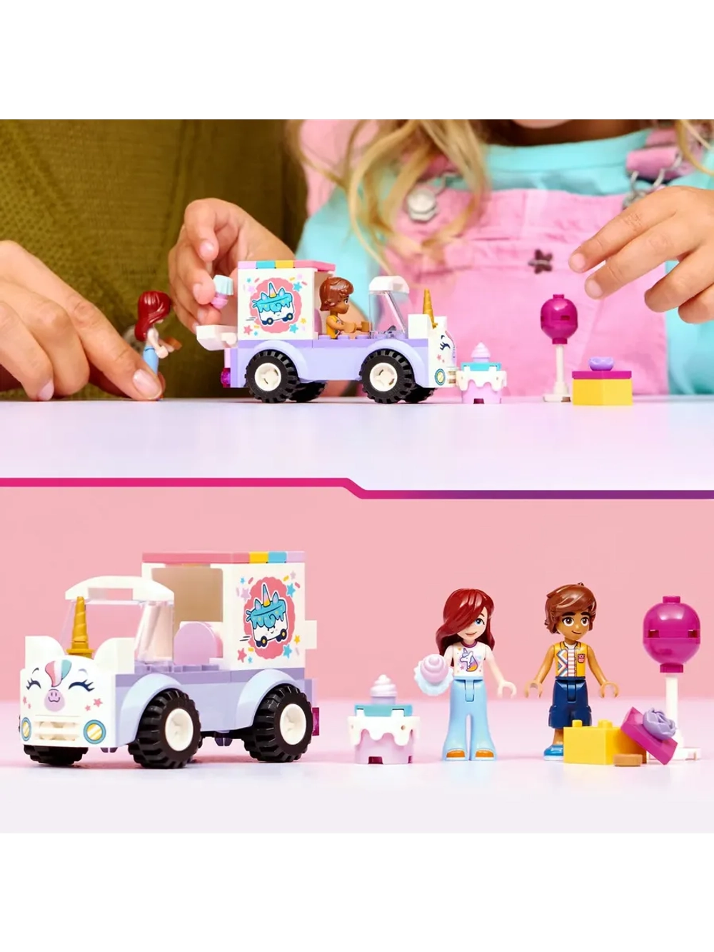 Конструктор LEGO Friends 42675 Фургон для доставки пирожных с единорогами