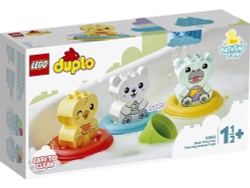 Конструктор LEGO DUPLO Приключения в ванной: плавучий поезд для зверей | 10965