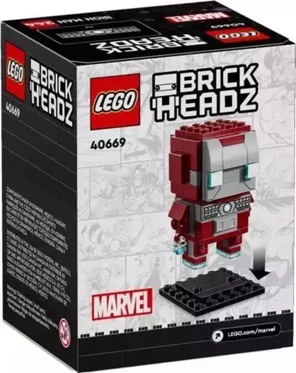 Конструктор LEGO BrickHeadz 40669 Железный Человек MK5