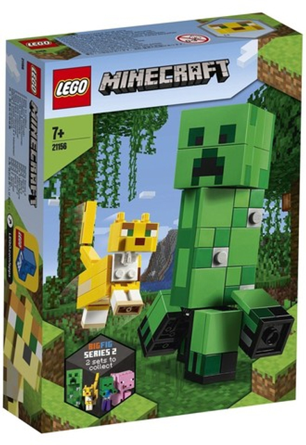 Конструктор LEGO Minecraft Крипер и Оцелот большой | 21156