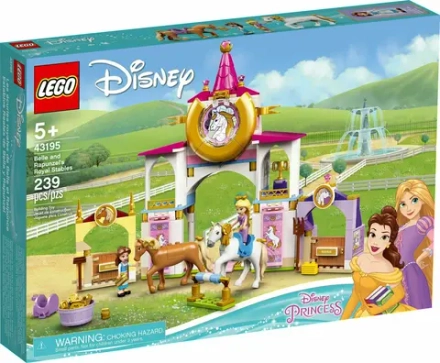 Конструктор LEGO Disney Princess Королевская конюшня Белль и Рапунцель | 43195