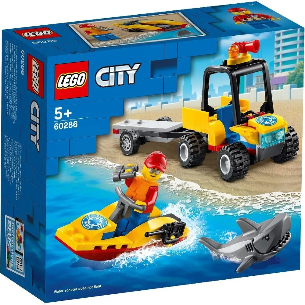 Конструктор LEGO City Great Vehicles Пляжный спасательный вездеход | 60286