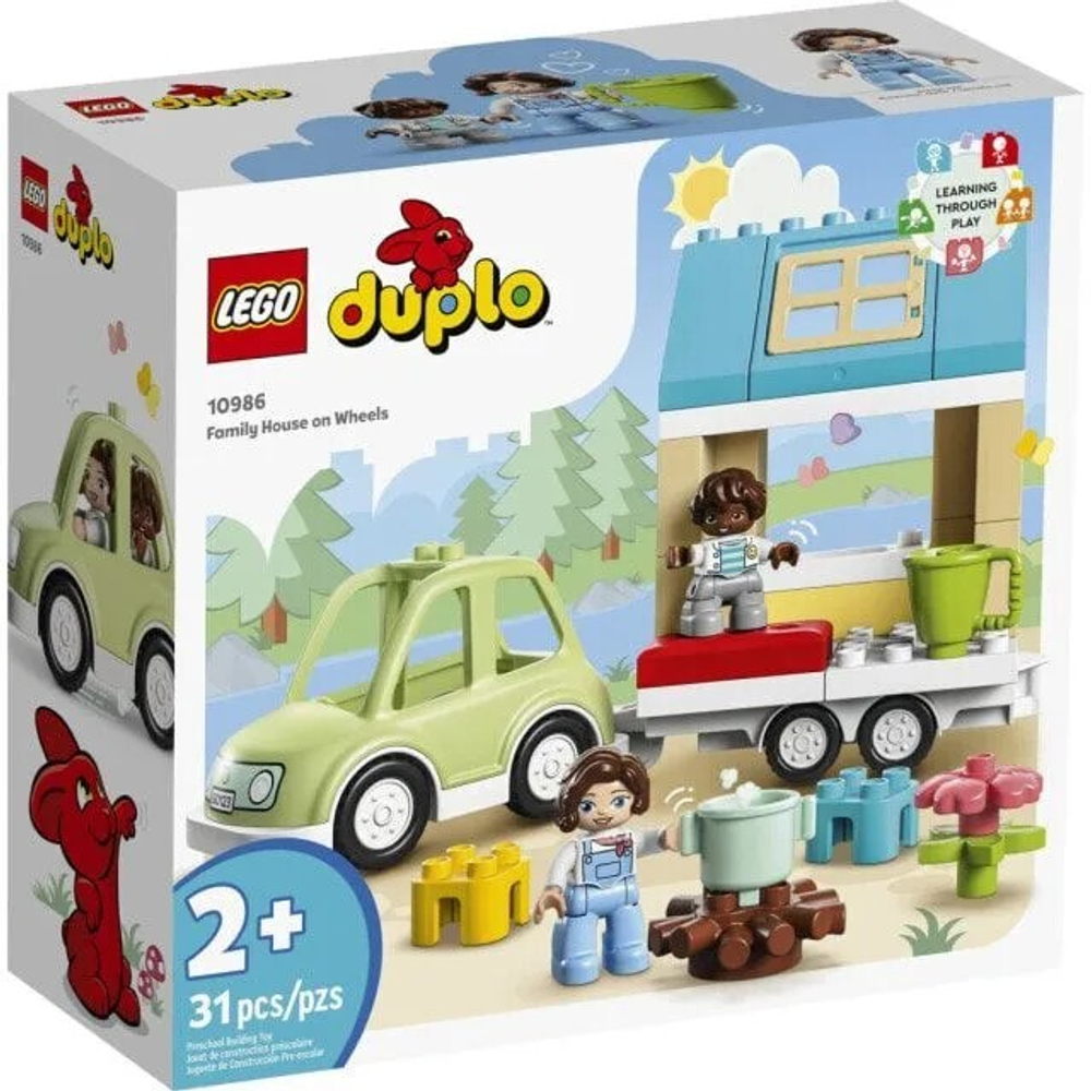 Конструктор LEGO DUPLO Семейный дом на колесах | 10986