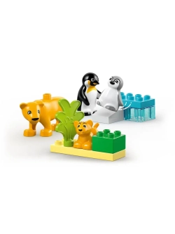 Конструктор LEGO DUPLO 10442 Семейства диких животных: пингвины