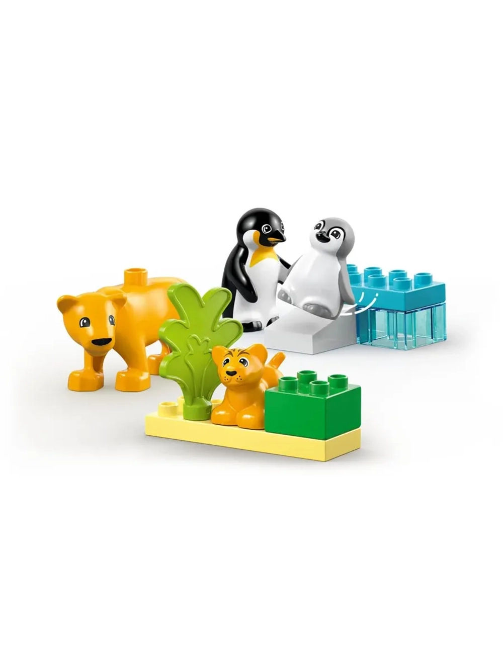 Конструктор LEGO DUPLO 10442 Семейства диких животных: пингвины