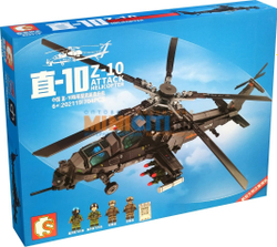 Конструктор Военный вертолет Z-10 | 202119