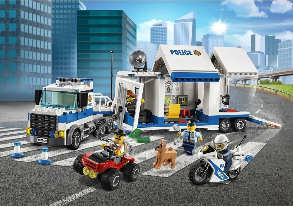 Конструктор LEGO City Police Мобильный командный центр | 60139