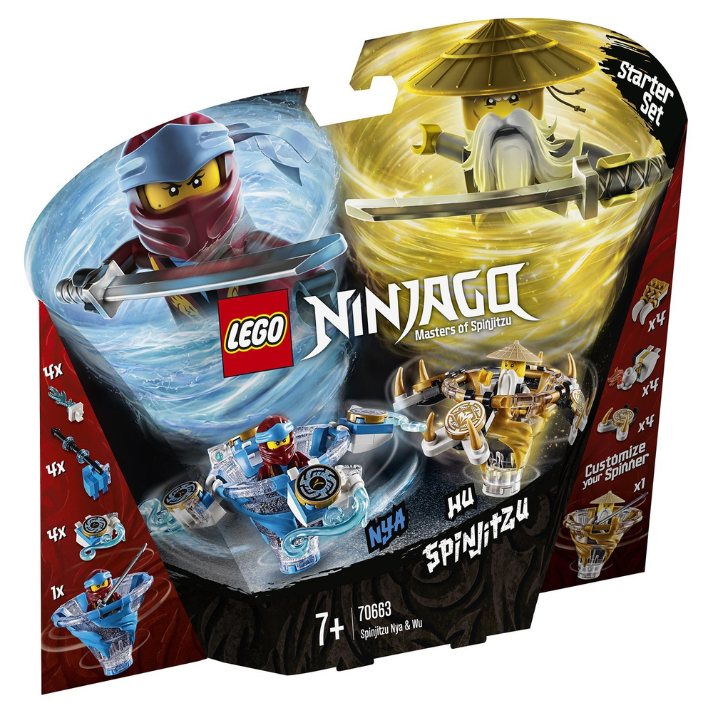 Конструктор LEGO Ninjago Ния и Ву: мастера Кружитцу | 70663