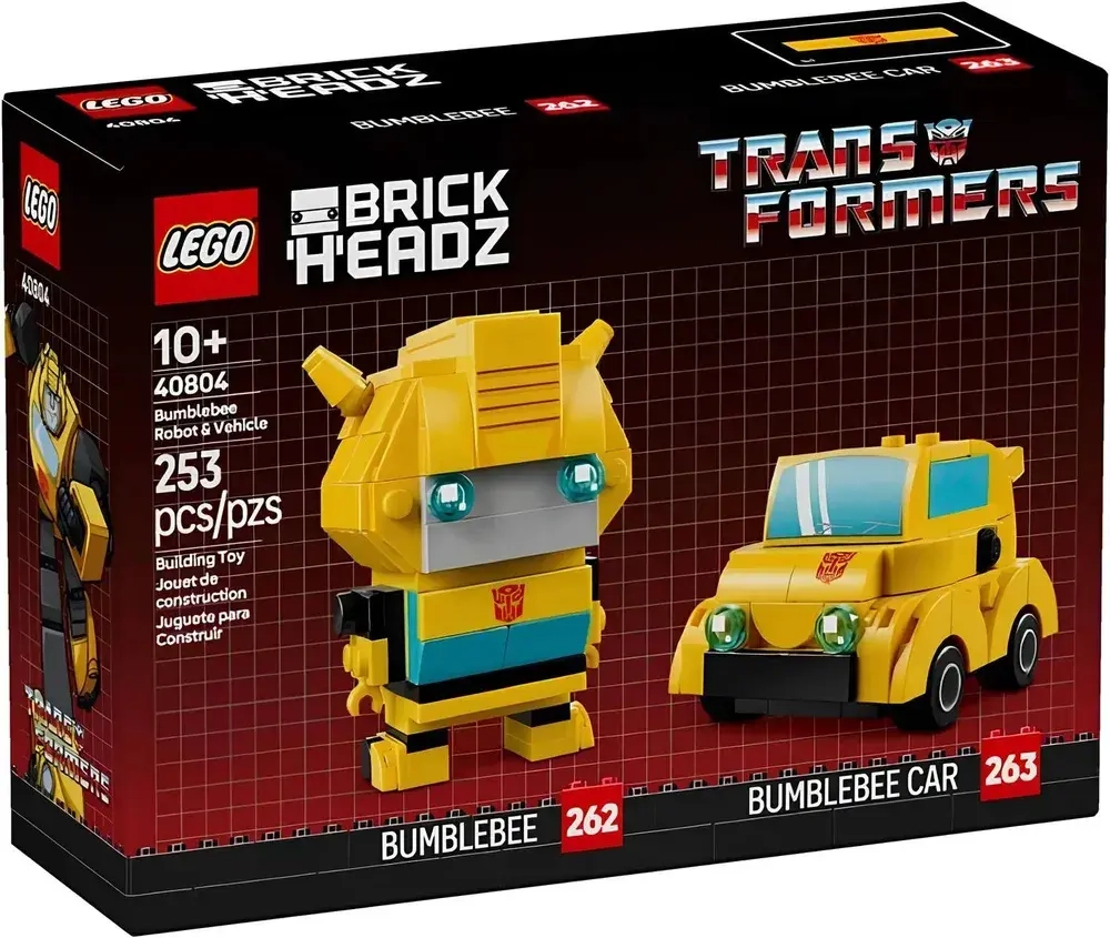 Конструктор LEGO BrickHeadz 40804 Трансформеры Бамблби