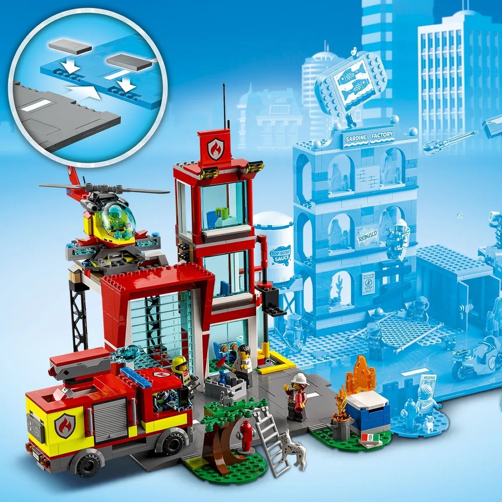 Конструктор LEGO City Fire Пожарная часть | 60320