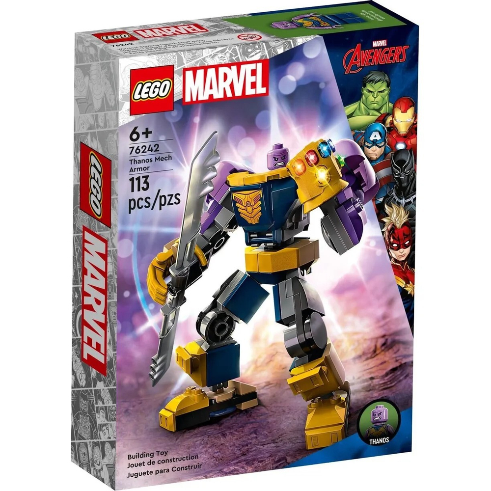 Конструктор LEGO Super Heroes Меховая броня Таноса | 76242