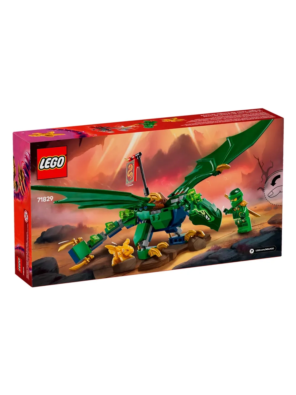 Конструктор LEGO Ninjago 71829 Лесной зелёный дракон Ллойда
