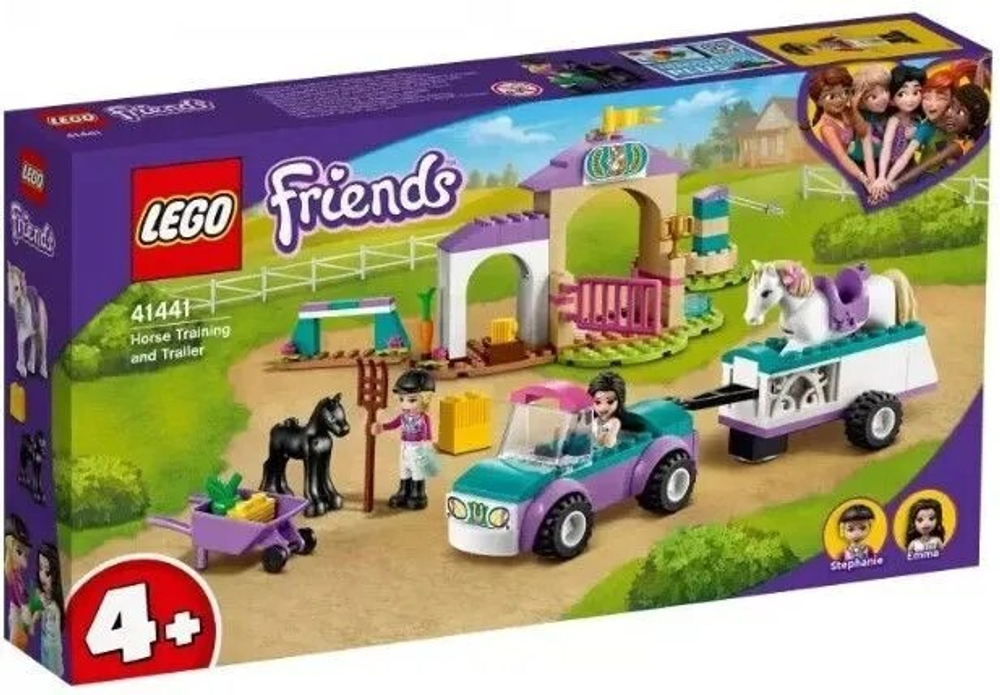 Конструктор LEGO Friends Тренировка лошади и прицеп для перевозки | 41441