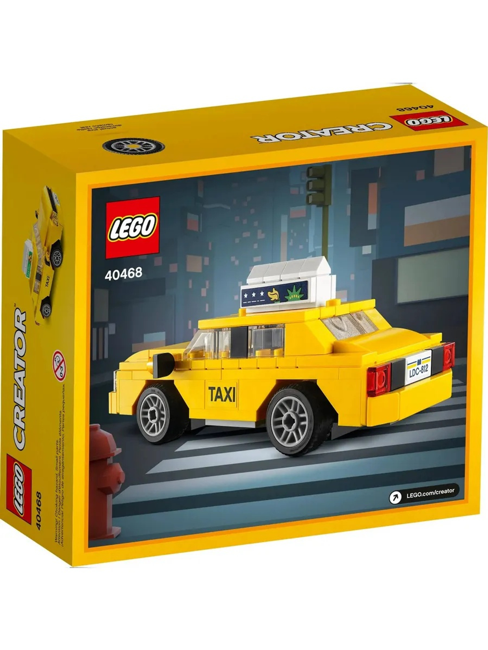 Конструктор LEGO Creator 40468 Жёлтое такси