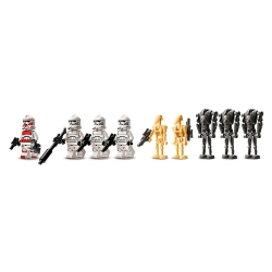Конструктор LEGO Star Wars Боевой набор «Клон-солдат и боевой дроид» | 75372