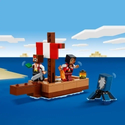 Конструктор LEGO Minecraft Путешествие на пиратском корабле | 21259