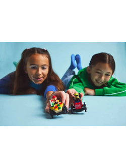 Конструктор LEGO Сity 60458 Гоночный набор миникаров: Пицца против пожарной машины