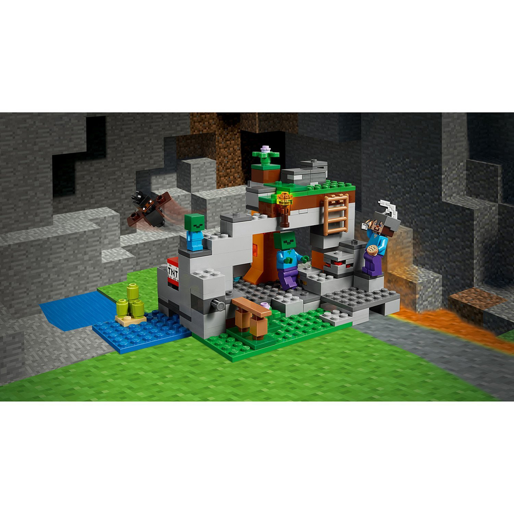 Конструктор LEGO Minecraft Пещера зомби | 21141