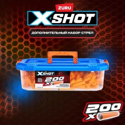 Стрелы для бластеров дротики мягкие ZURU X-SHOT 200 шт. | 36181