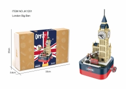 Конструктор JAKI 1201 Музыкальная шкатулка с Биг-Беном