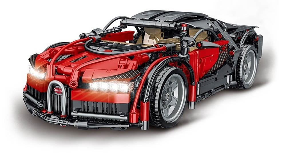 Конструктор Bugatti Chiron красный | 023001-2