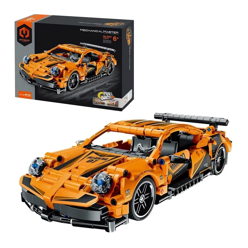 Конструктор iM.Master Оранжевый спорткар 5807 490 деталей
