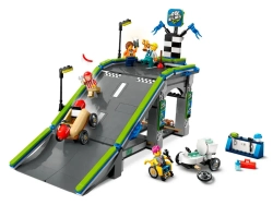 Конструктор LEGO CITY Никаких ограничений: автогоночная трасса | 60460