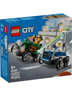 Конструктор LEGO City 60459 Самолёт против машины скорой помощи