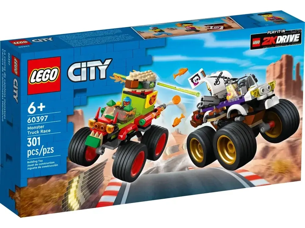 Конструктор LEGO City 60397 Гонка на грузовиках-монстрах