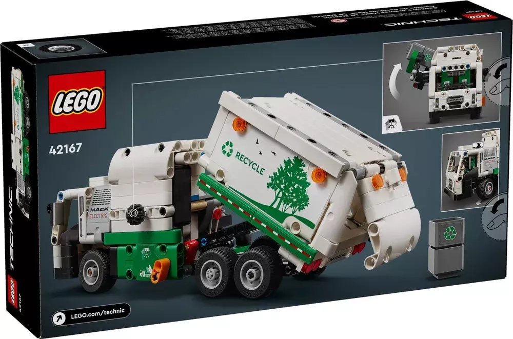 Конструктор LEGO Technic Электрический мусоровоз Mack LR | 42167