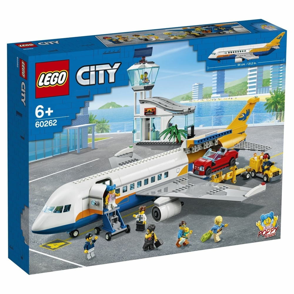 Конструктор LEGO City Пассажирский самолёт | 60262