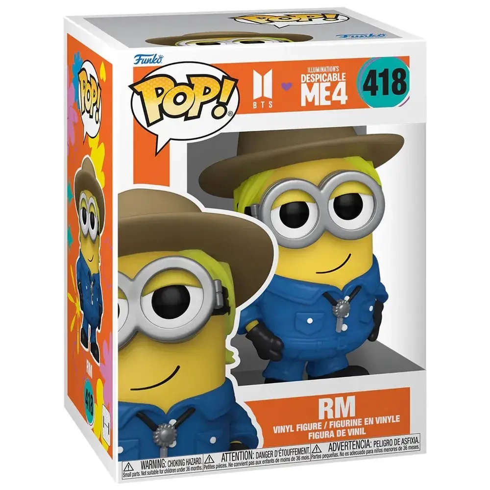 Фигурка Funko POP! Rocks BTS X Despicable Me 4 RM (418) | 85967