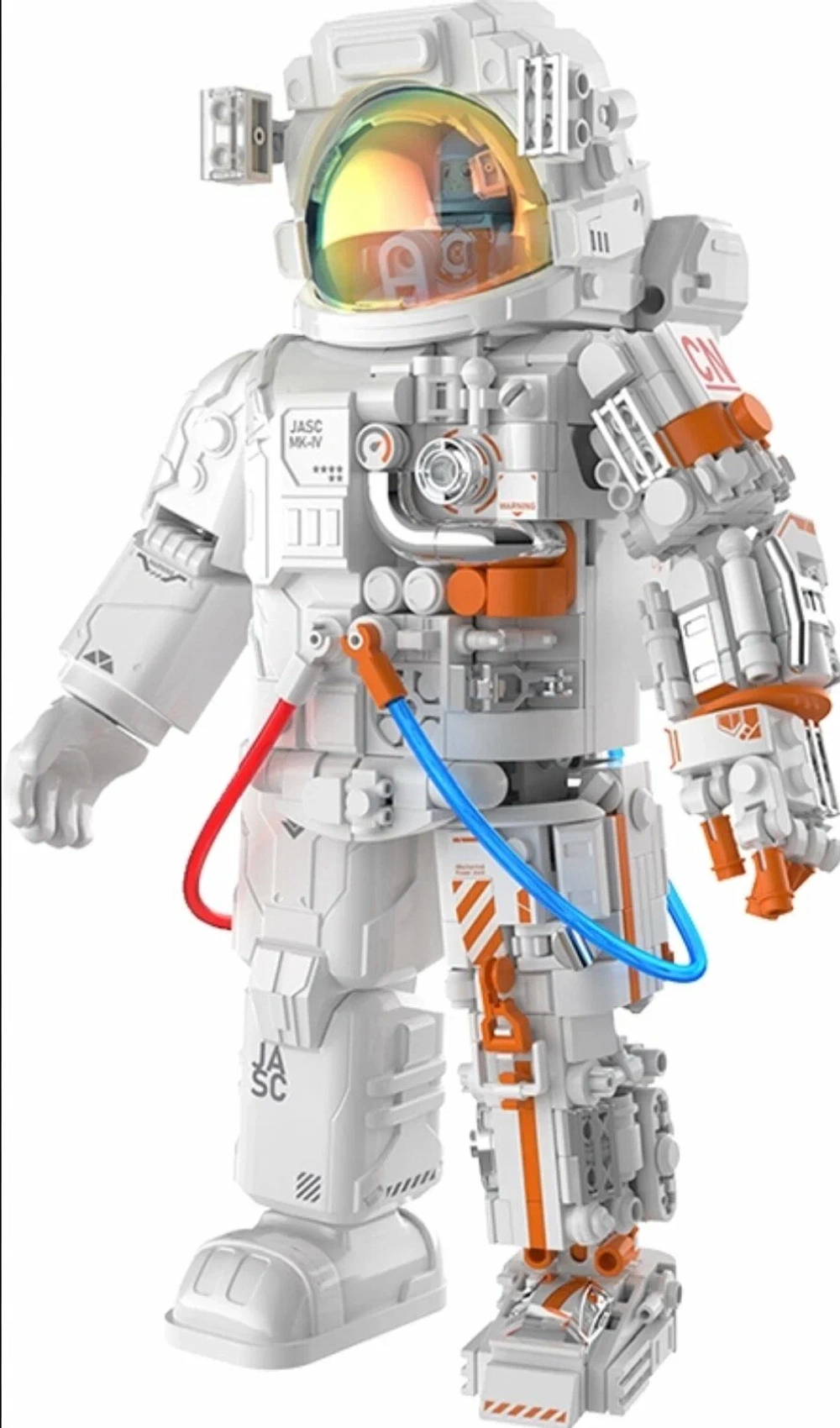 Конструктор JAKI CK001 Space Explorer Космонавт 450 элементов