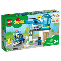 Конструктор LEGO DUPLO Town Полицейский участок и вертолёт | 10959