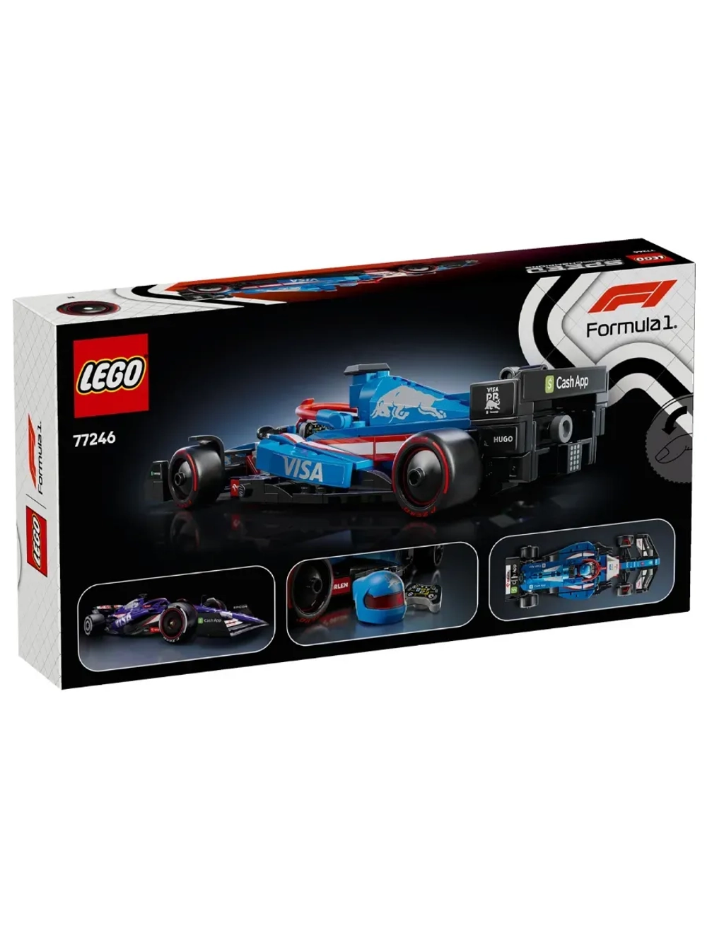 Конструктор LEGO Speed Champions 77246 Автомобиль Visa Cash App RB VCARB 01 F1