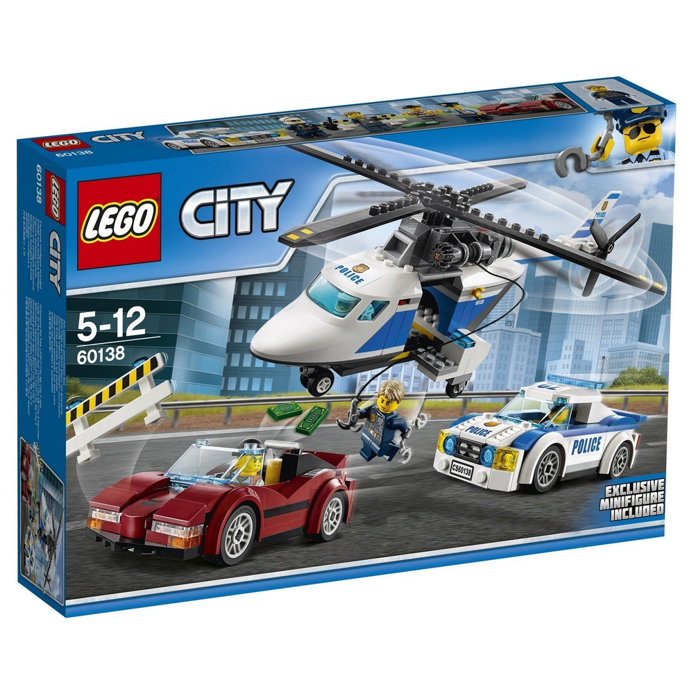 Конструктор LEGO City Police Стремительная погоня | 60138