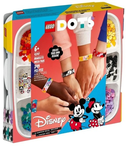 Конструктор LEGO DOTS Большой набор браслетов "Микки и его друзья" | 41947