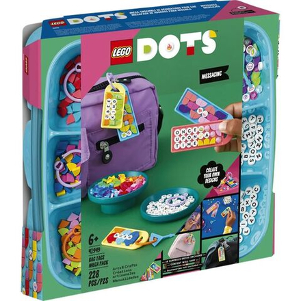 Конструктор LEGO DOTS Большой набор бирок для сумок: надписи | 41949