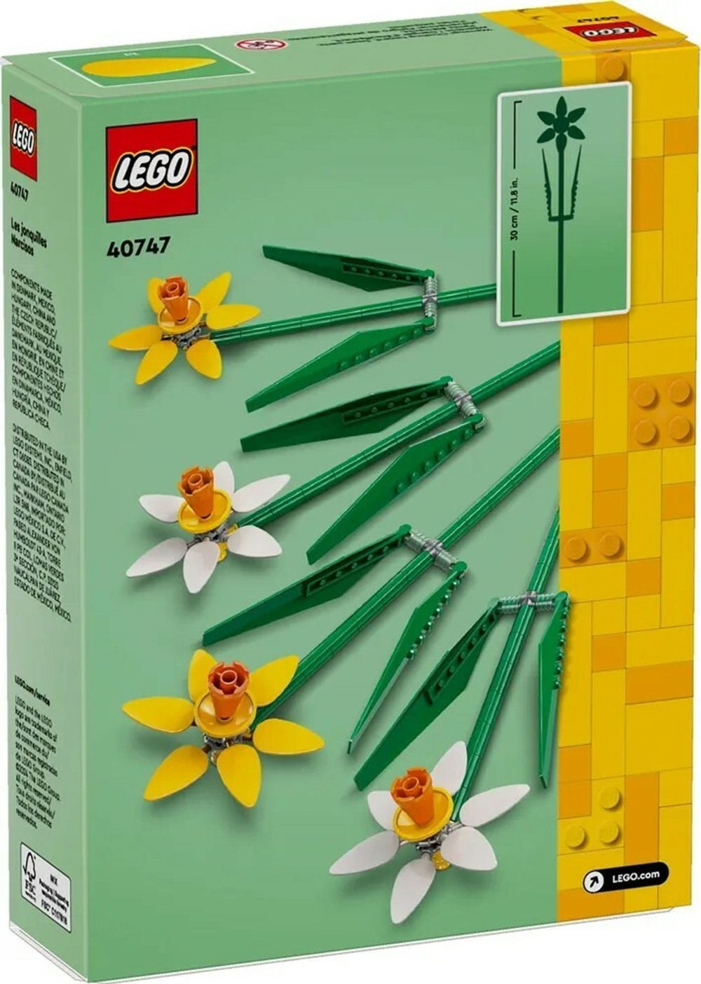 Конструктор LEGO Iconic Нарциссы | 40747