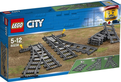 Конструктор LEGO City Trains Железнодорожные стрелки | 60238