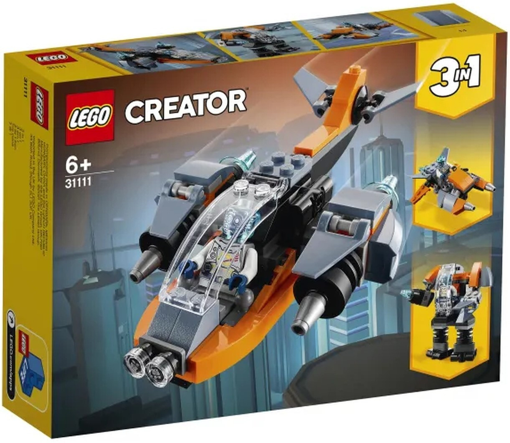 Конструктор LEGO Creator Кибердрон | 31111