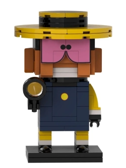 Конструктор Brick Labs Союзмультфильм AB-1128 Бременские музыканты: Сыщик