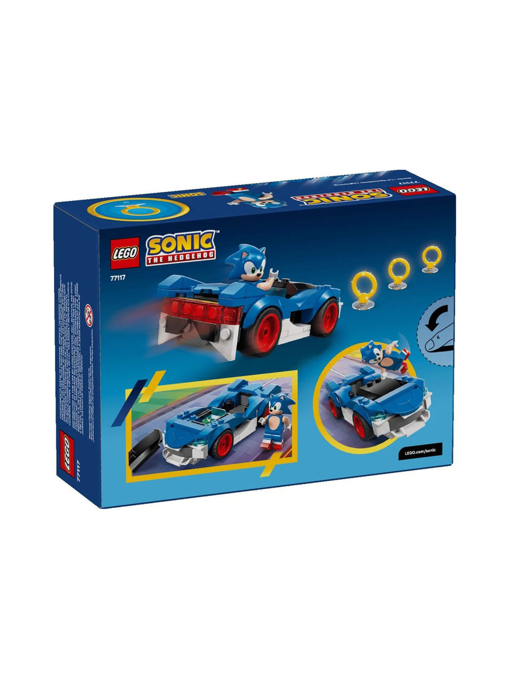 Конструктор LEGO Sonic the Hedgehog 77117 Спортивный автомобиль Соника
