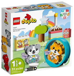 Конструктор LEGO DUPLO Мой первый щенок и котенок со звуками | 10977