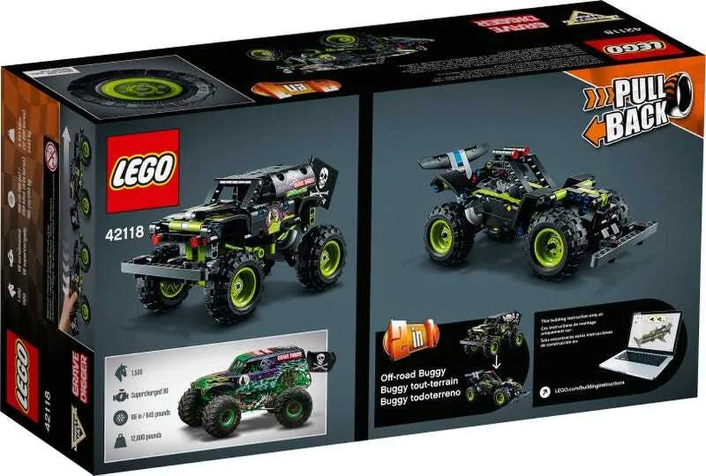 Конструктор LEGO Technic Monster Jam Grave Digger | 42118