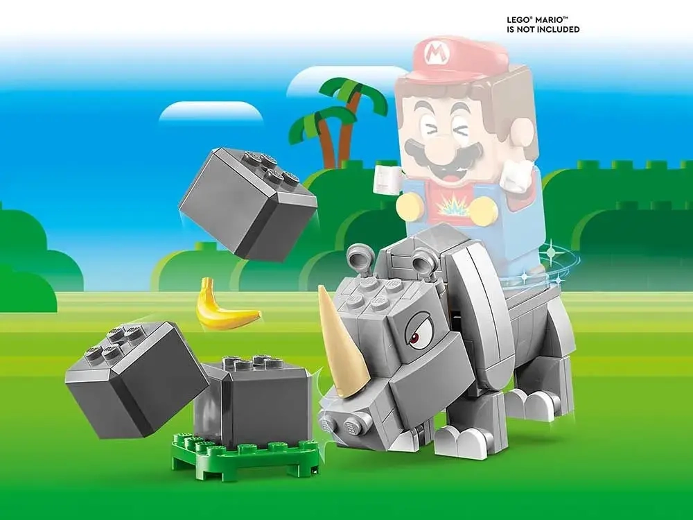 Конструктор LEGO Super Mario Дополнительный набор Носорог Рэмби | 71420