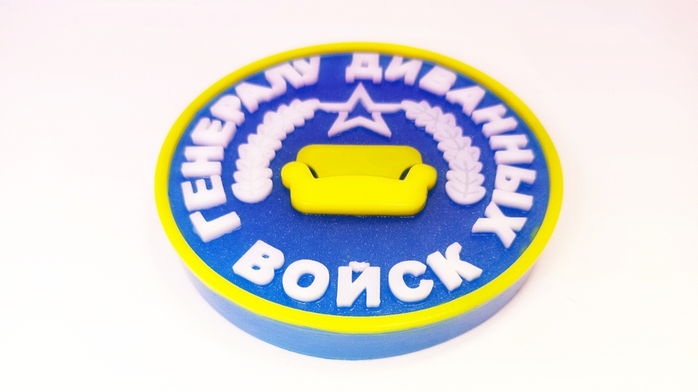 Генералу диваннных войск синяя с жел.каймой большая, М-0210094