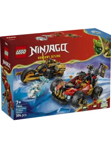 Конструктор LEGO NINJAGO 71864 Комбинируемый автомобиль Кая и Коула