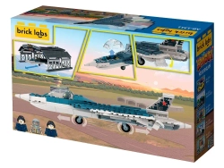 Конструктор Brick Labs Бриксити: Истребитель СУ-57 с ангаром, AB-1311