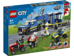 Конструктор LEGO City Police Полицейский мобильный командный трейлер | 60315